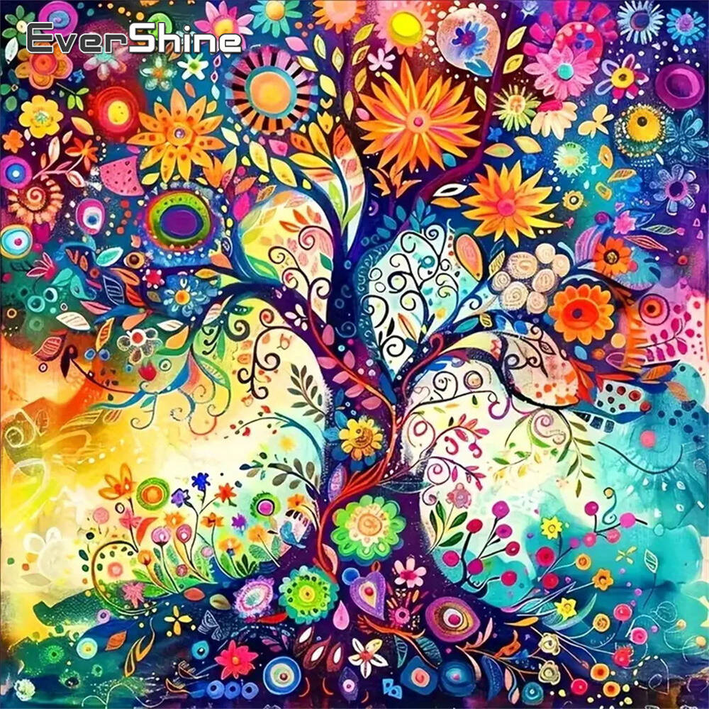 Resin Art Tree - Evershine алмазная живопись собака животное мультфильм
