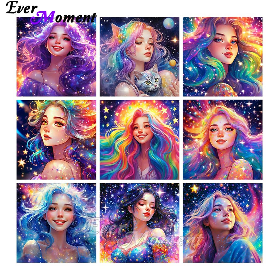 Resin Art Pouring - Ever Moment Poured Glue 5D Наборы