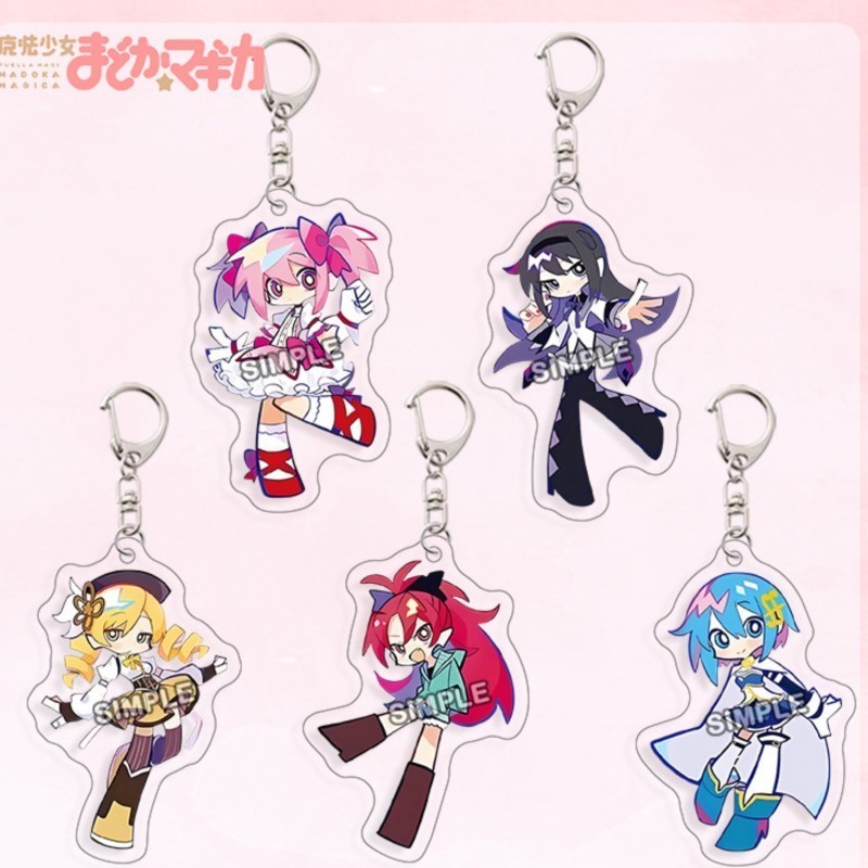 Resin Art Keychain - Акриловый брелок-подвеска Puella Magi Madoka Magica