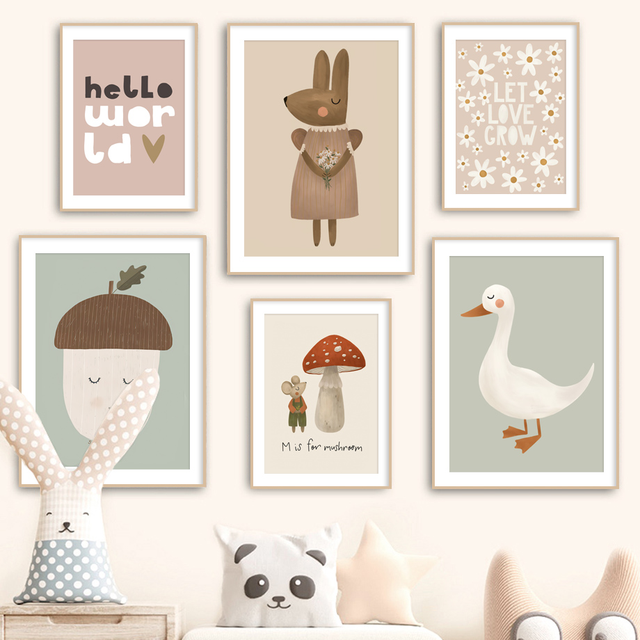 Resin Art For Kids - Скандинавские ретро-постеры и принты, настенные картины,