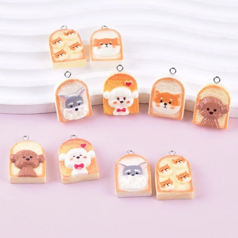 Resin Art Keychain - 10 шт. милых подвесок из смолы
