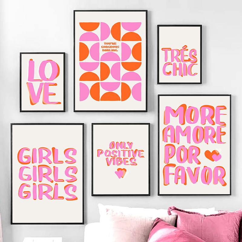 Resin Art Quotes - Постеры с вдохновляющими цитатами для девушек