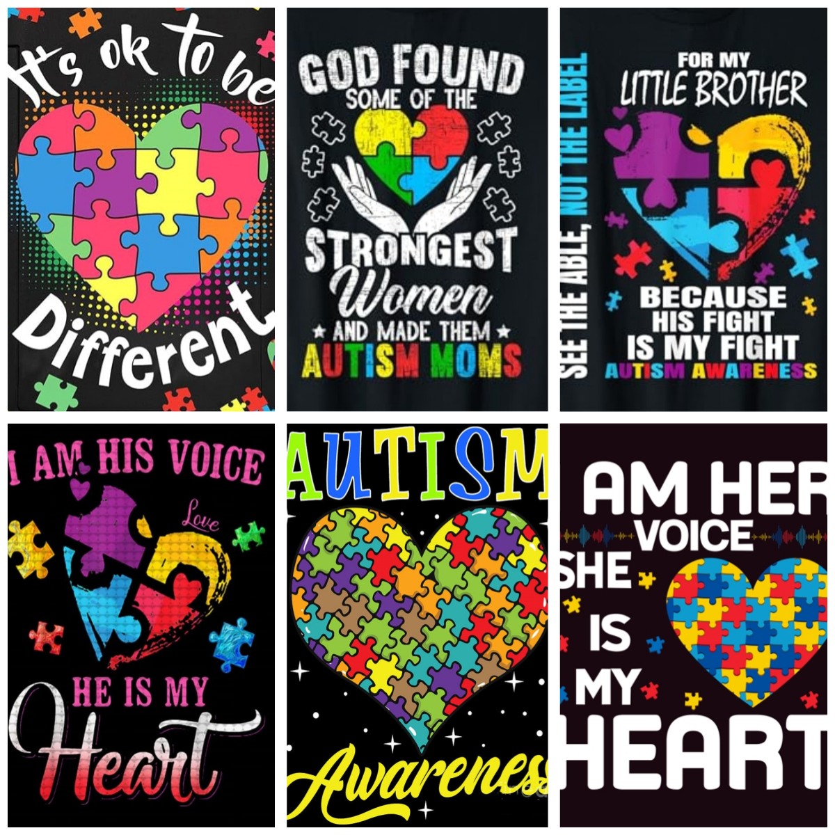Resin Art Quotes - Плакаты по осведомленности об аутизме 5D