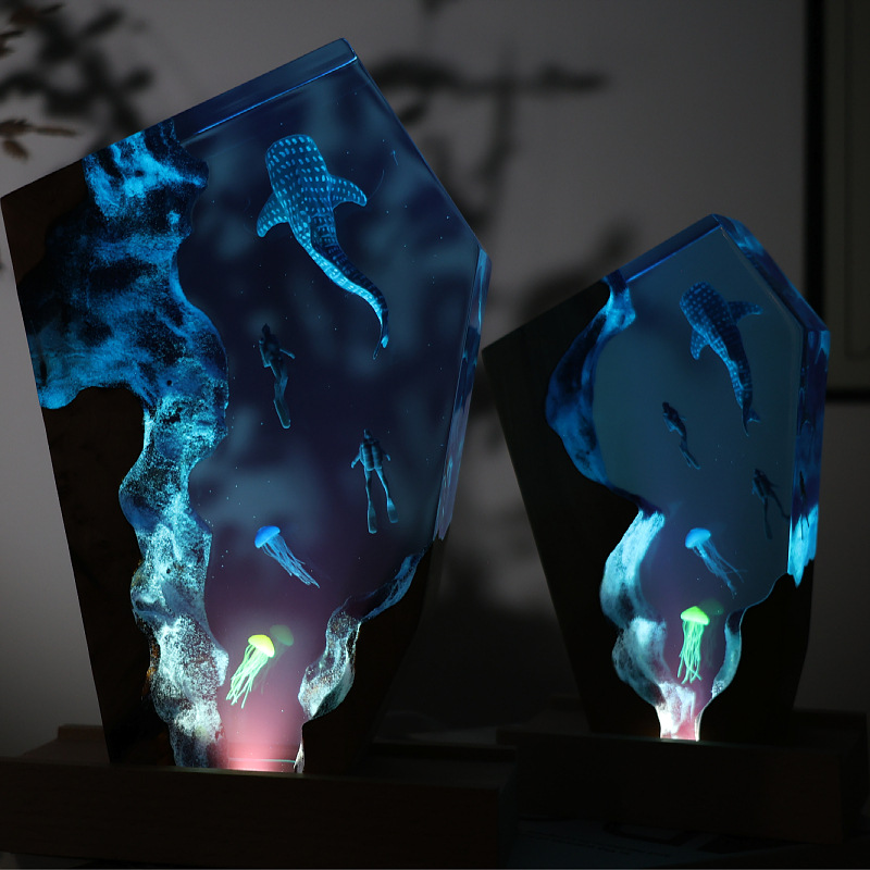 Светящаяся настольная фигурка  – обзор и цена Resin Art Anniversary Gift