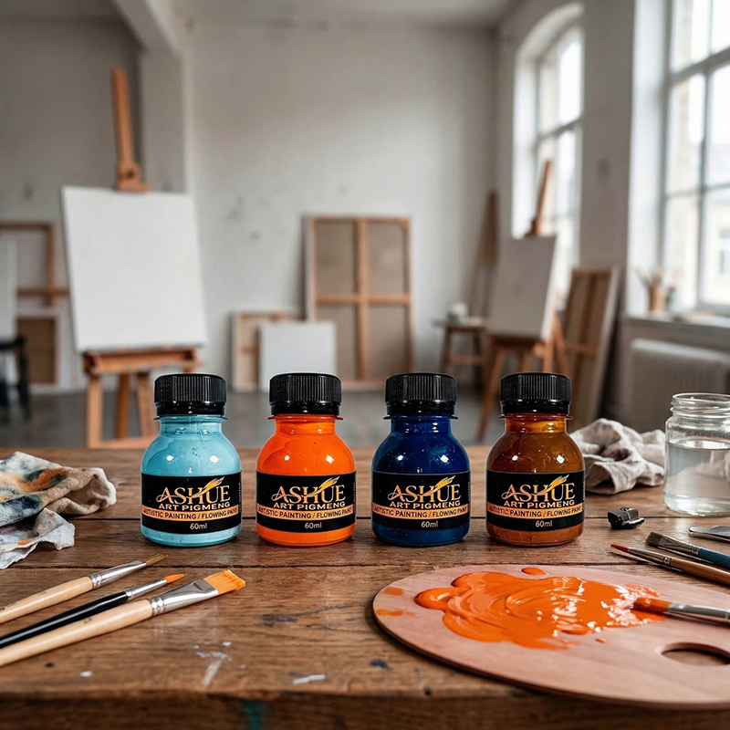 Набор акриловых красок для зал – обзор и цена Resin Art Pouring