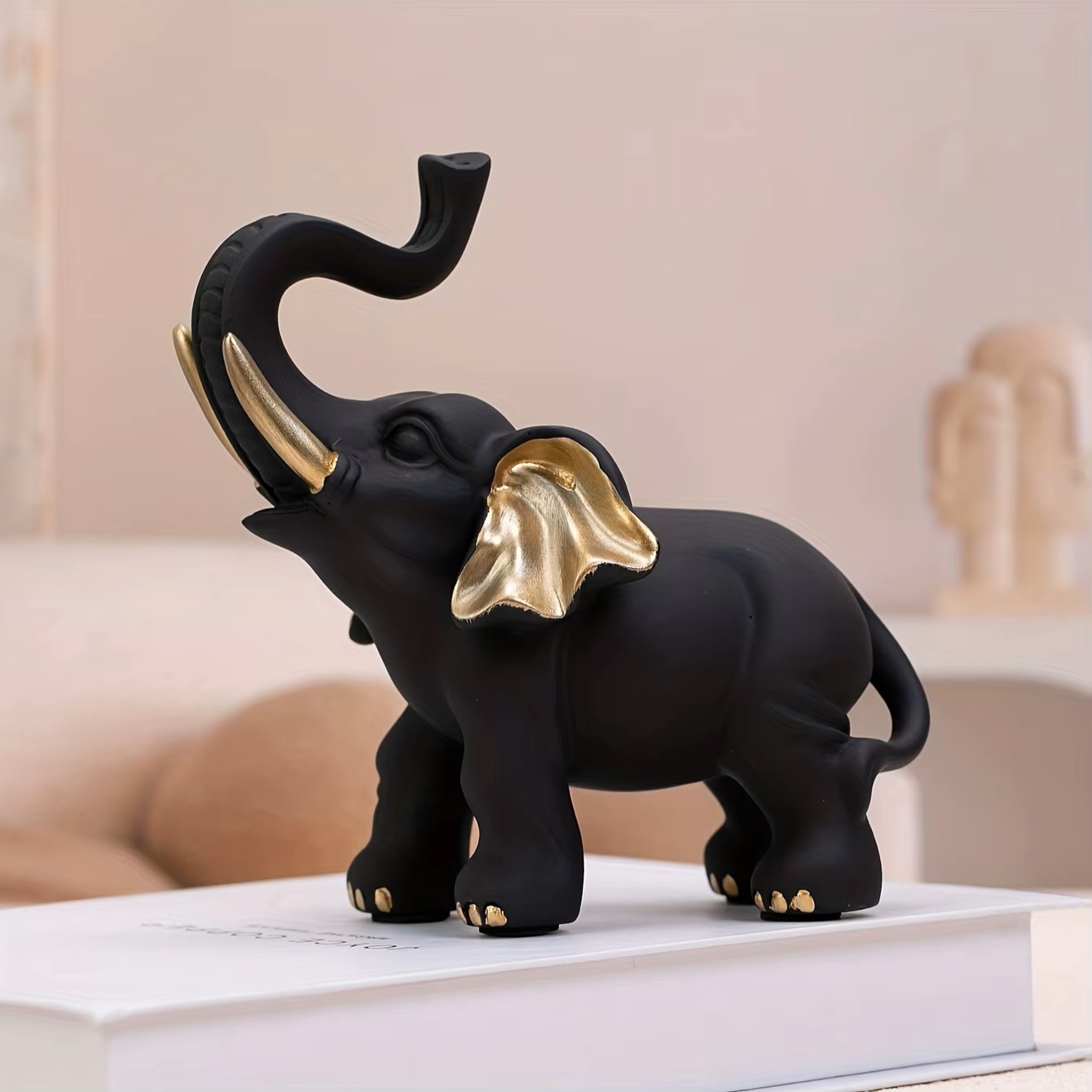 Цельный черный золотой орнамен – обзор и цена Resin Art Decoration Items