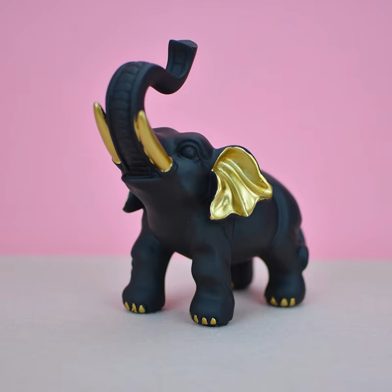 Цельный черный золотой орнамен – обзор и цена Resin Art Decoration Items