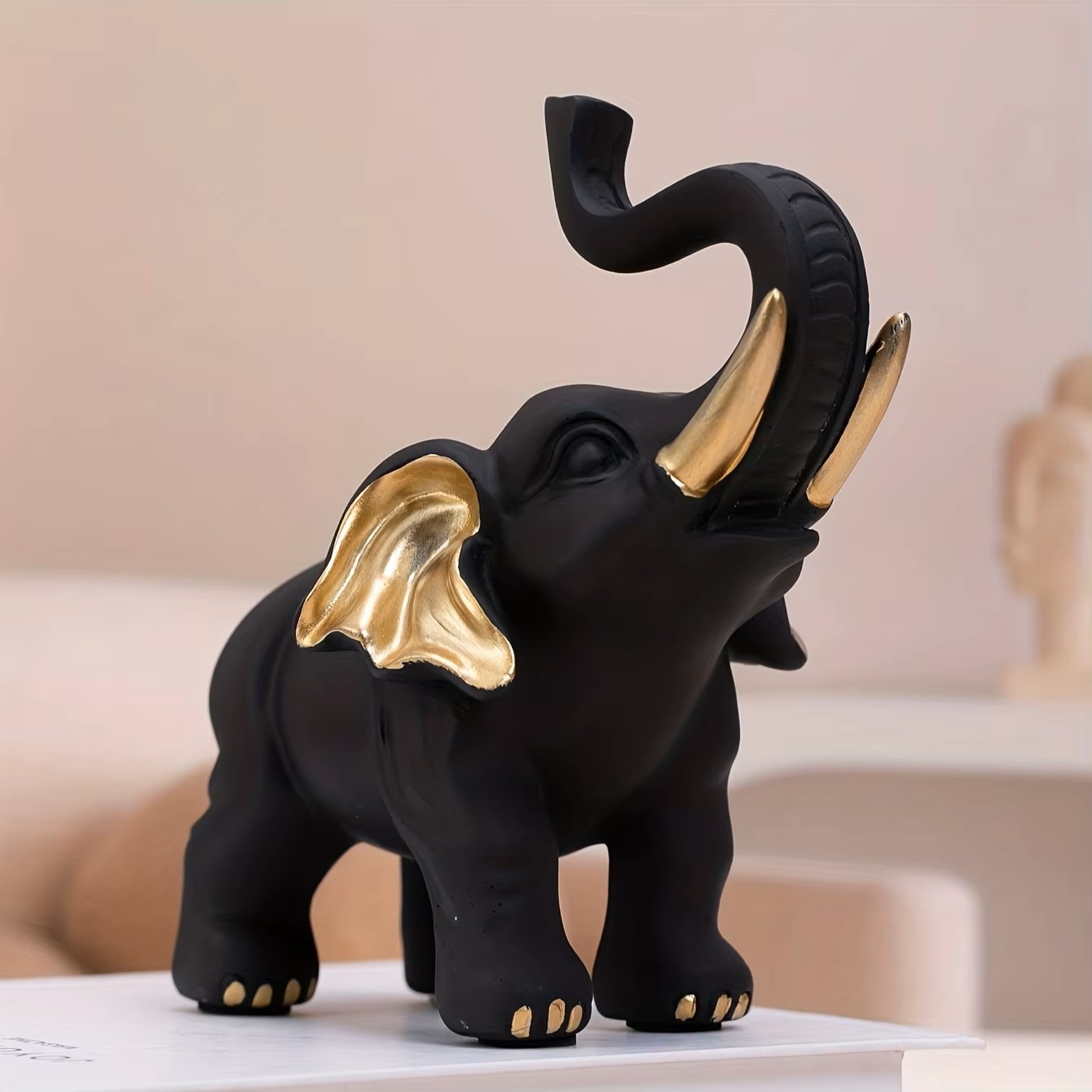 Цельный черный золотой орнамен – обзор и цена Resin Art Decoration Items