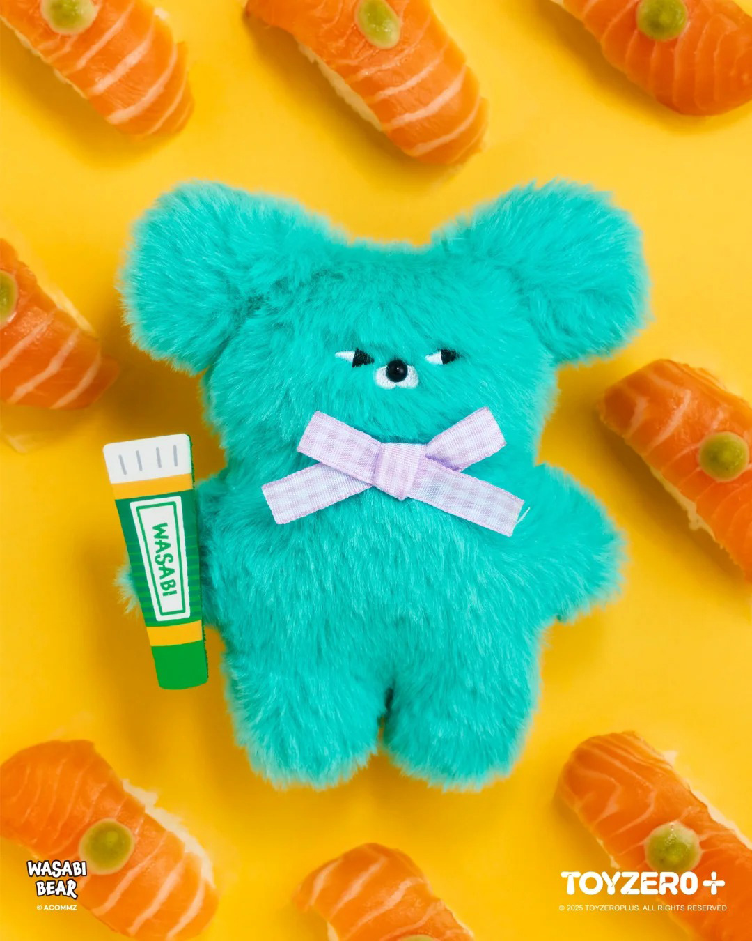 Wasabi Bear Flavor Fusion Мини – обзор и цена Resin Art Keychain
