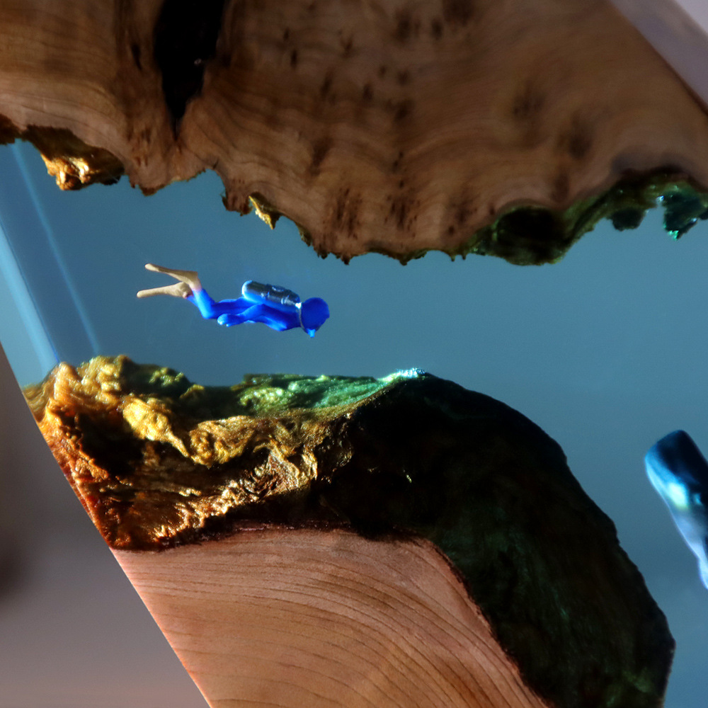 Новая подводная фигурка дайвер – обзор и цена Resin Art Anniversary Gift