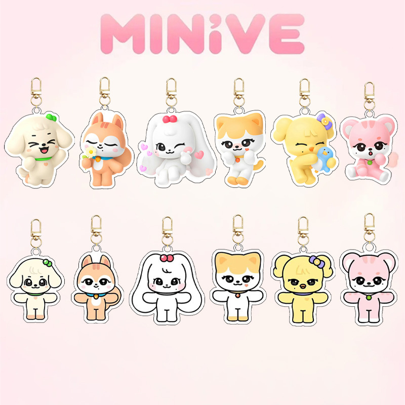 Акриловый брелок Ive Minivek K – обзор и цена Resin Art Keychain