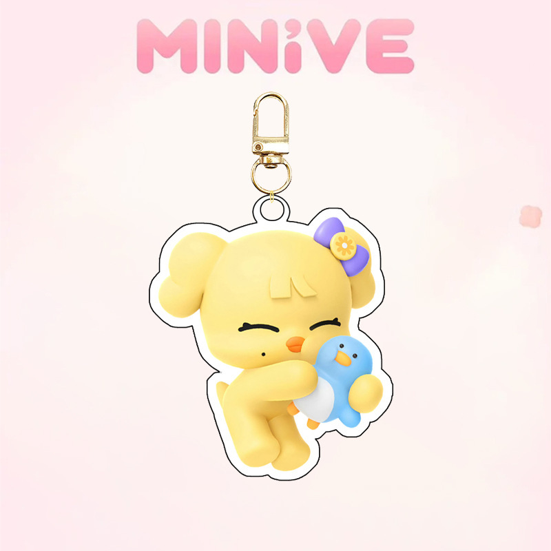 Акриловый брелок Ive Minivek K – обзор и цена Resin Art Keychain