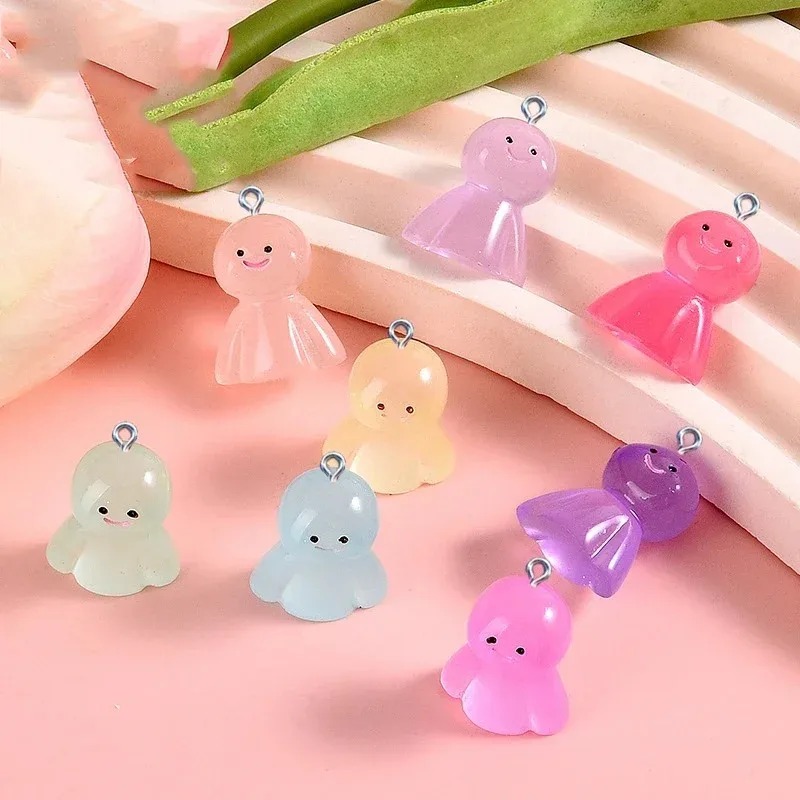 10 шт. светящиеся в темноте му – обзор и цена Resin Art Keychain
