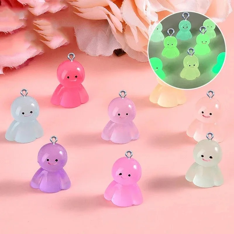 10 шт. светящиеся в темноте му – обзор и цена Resin Art Keychain