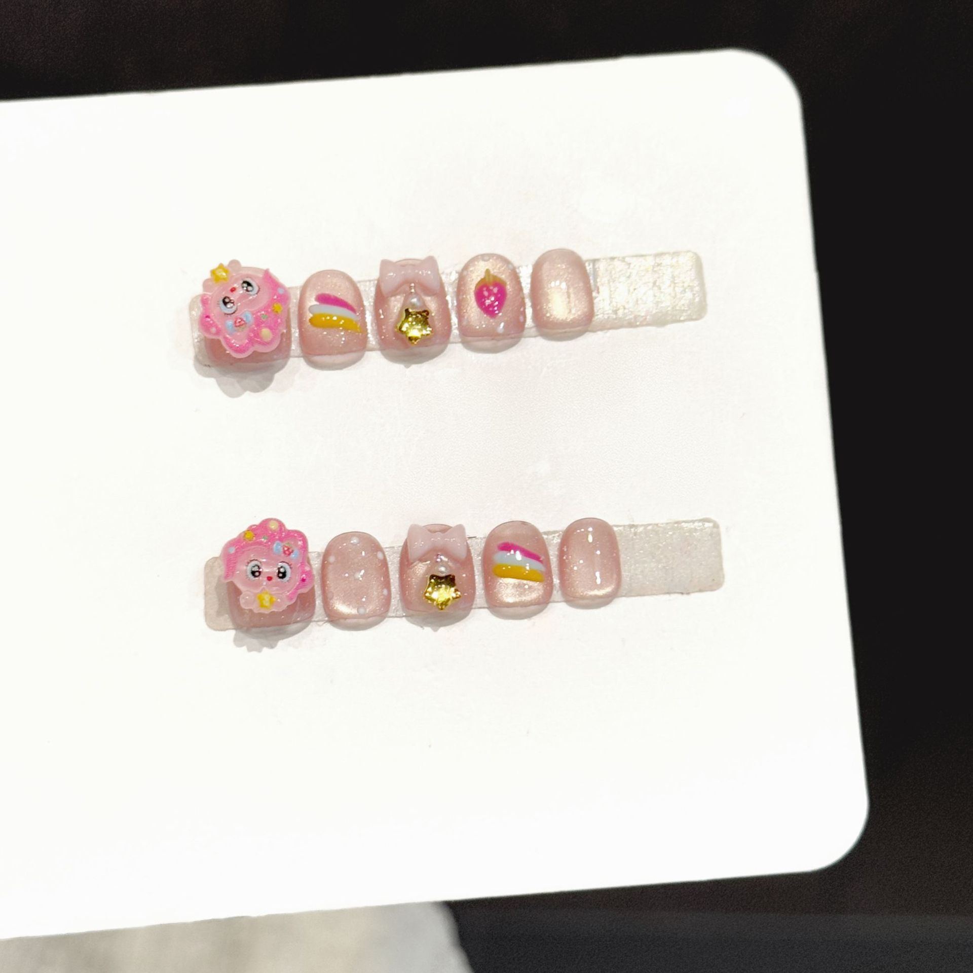 10 шт. Наклейки для ногтей руч – обзор и цена Resin Art For Kids