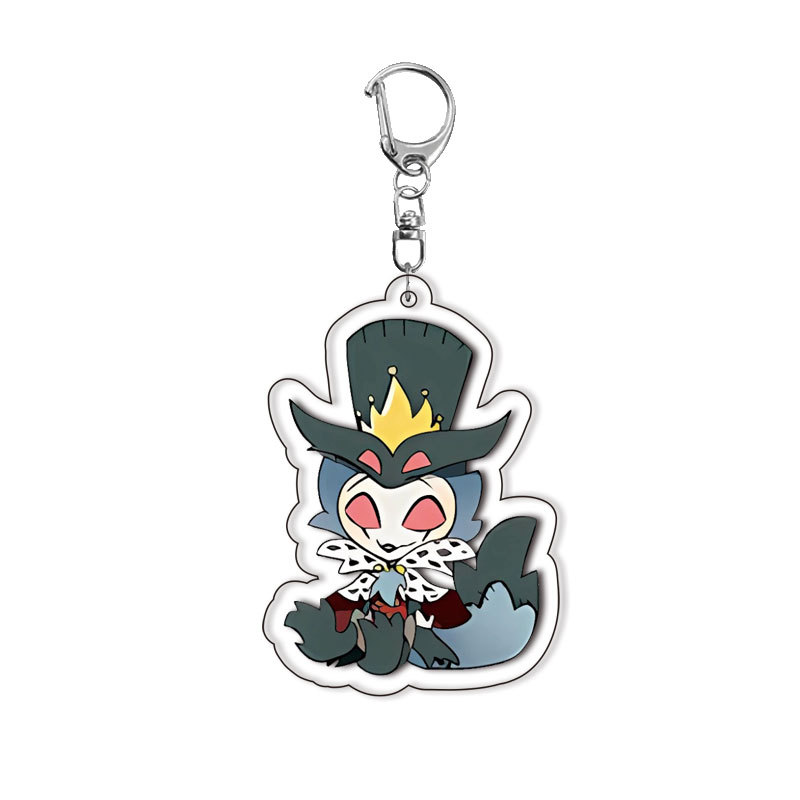 Новые акриловые брелоки Hazbin – обзор и цена Resin Art Keychain