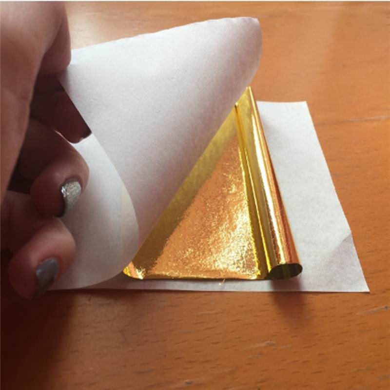 100 листов чистой 24-каратной  – обзор и цена Gold Leaf Foil