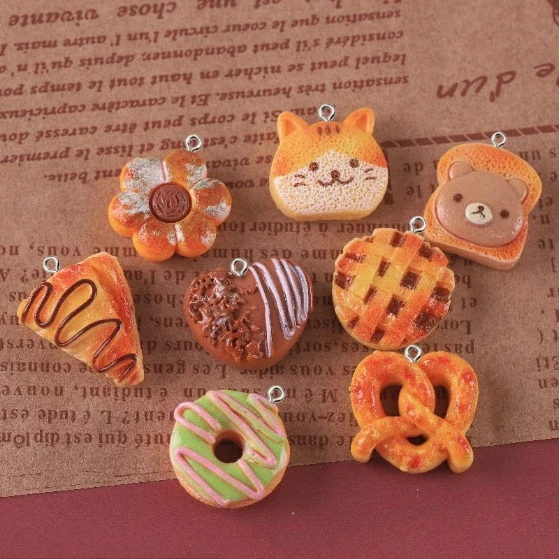 10 штук милых подвесок из смол – обзор и цена Resin Art Keychain