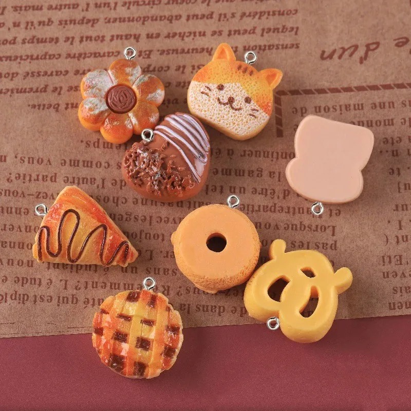 10 штук милых подвесок из смол – обзор и цена Resin Art Keychain