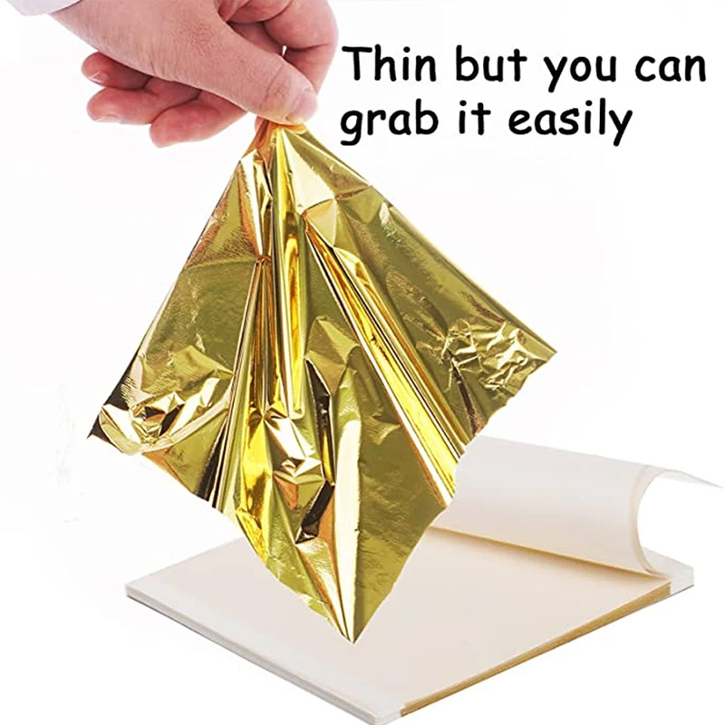 200 шт. золотых фольгированных – обзор и цена Gold Leaf Foil