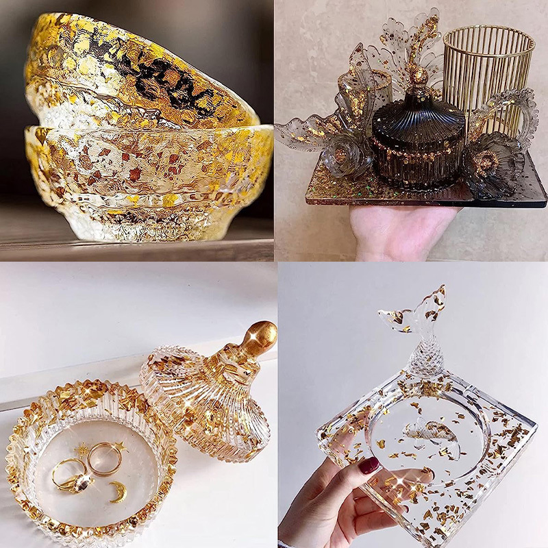 200 шт. золотых фольгированных – обзор и цена Gold Leaf Foil