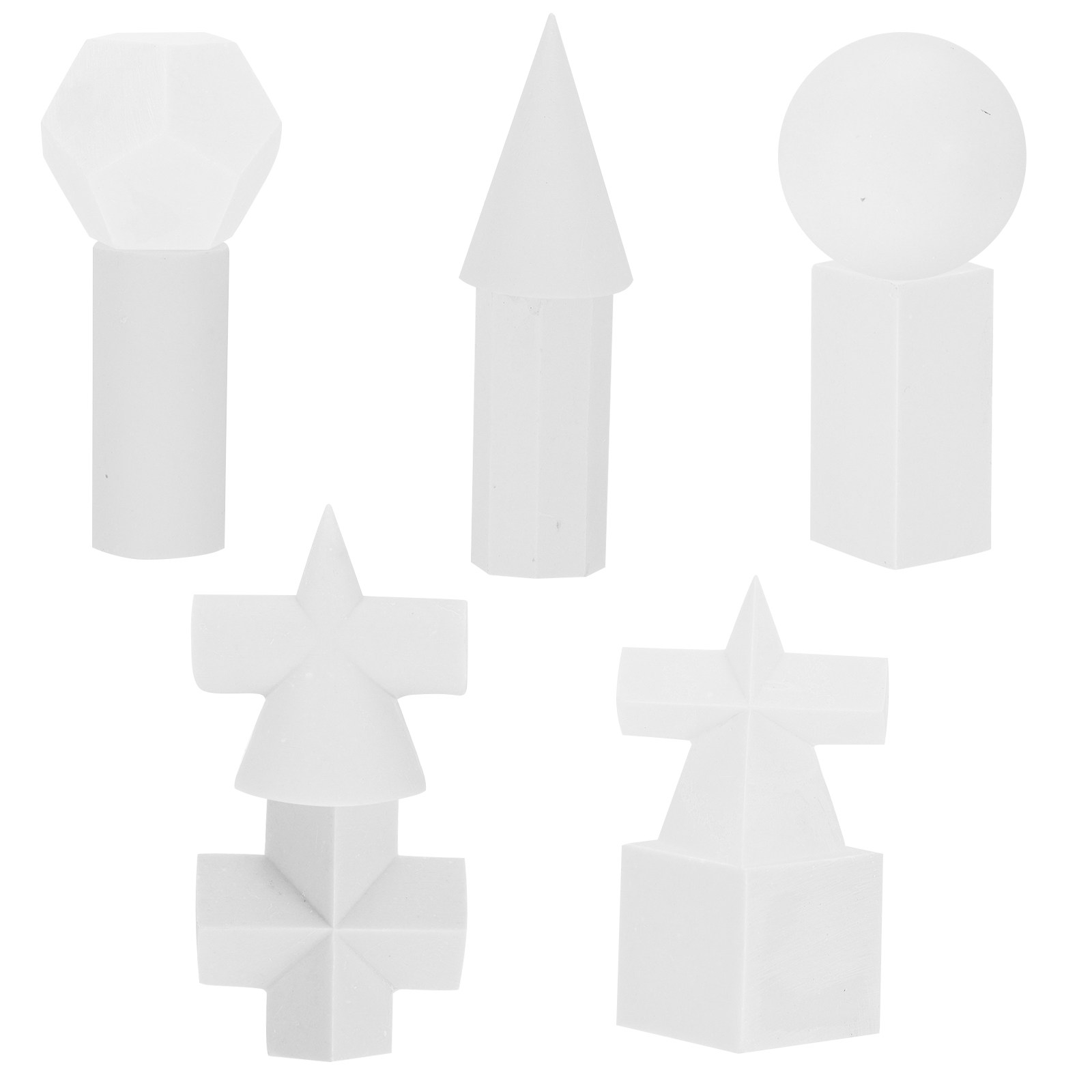 Набор из 10 геометрических ску – обзор и цена Resin Art Learning