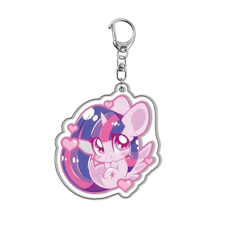 Милый акриловый брелок-подвеск – обзор и цена Resin Art Keychain