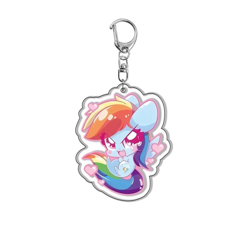 Милый акриловый брелок-подвеск – обзор и цена Resin Art Keychain