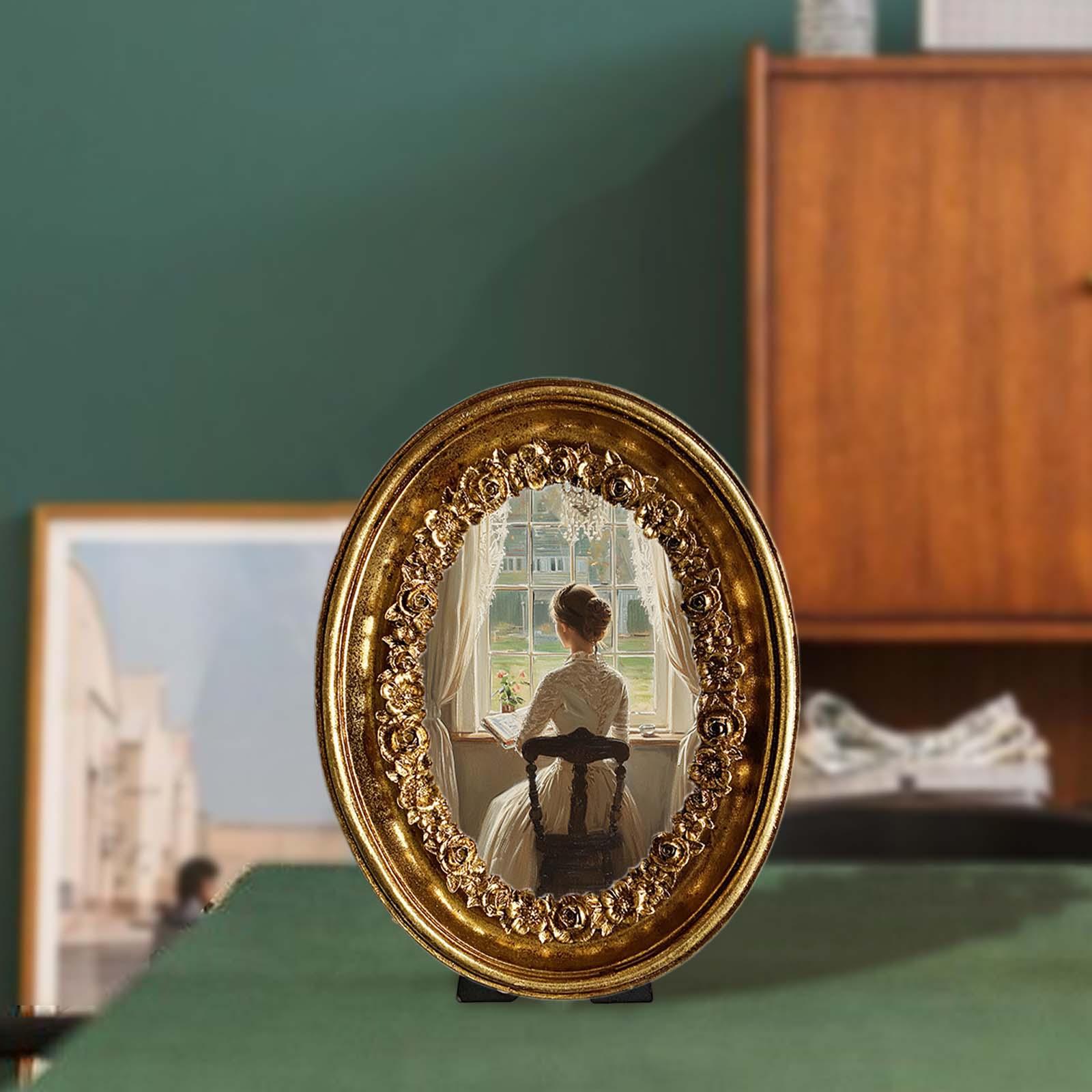 Винтажная овальная фоторамка 5 – обзор и цена Resin Art Studio