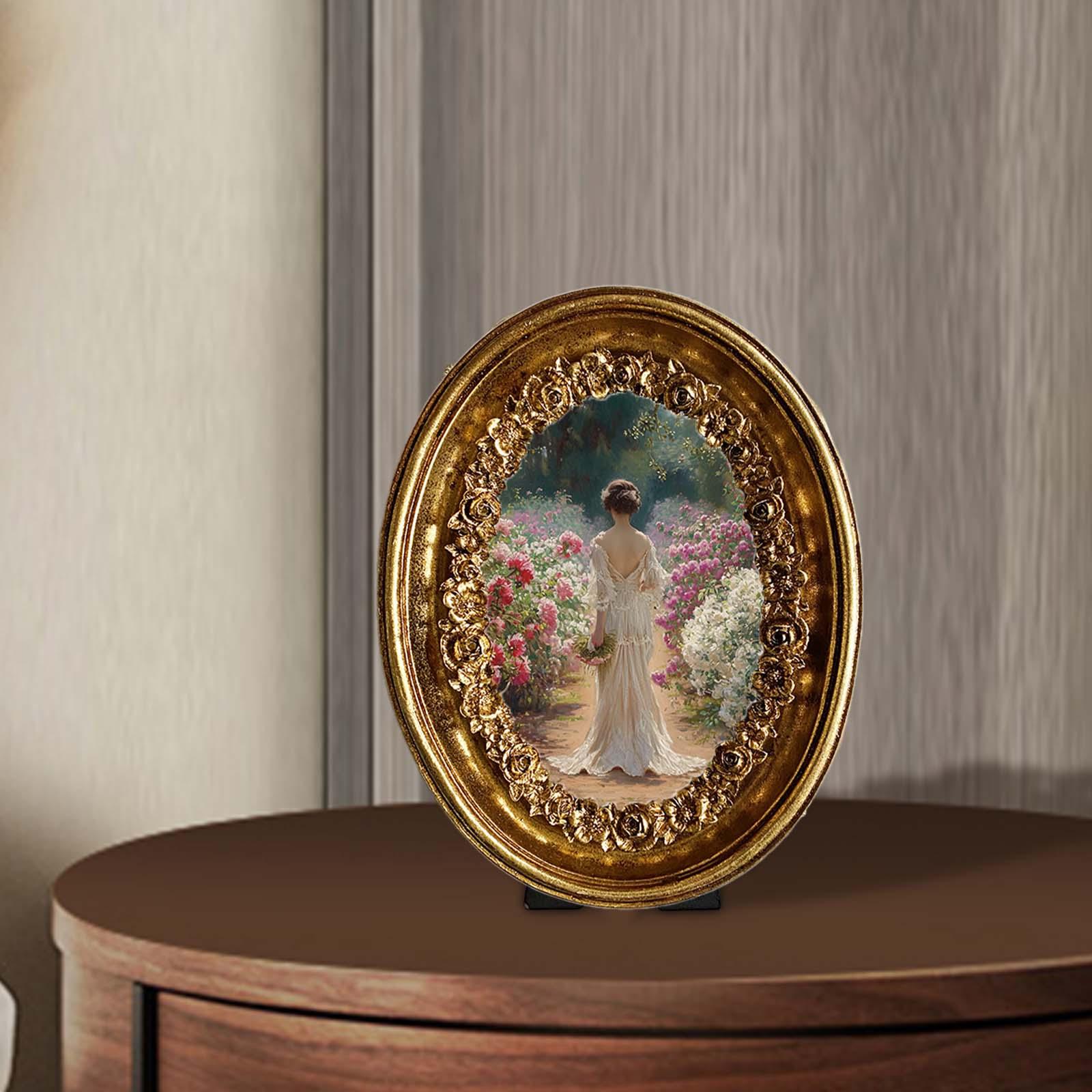 Винтажная овальная фоторамка 5 – обзор и цена Resin Art Studio