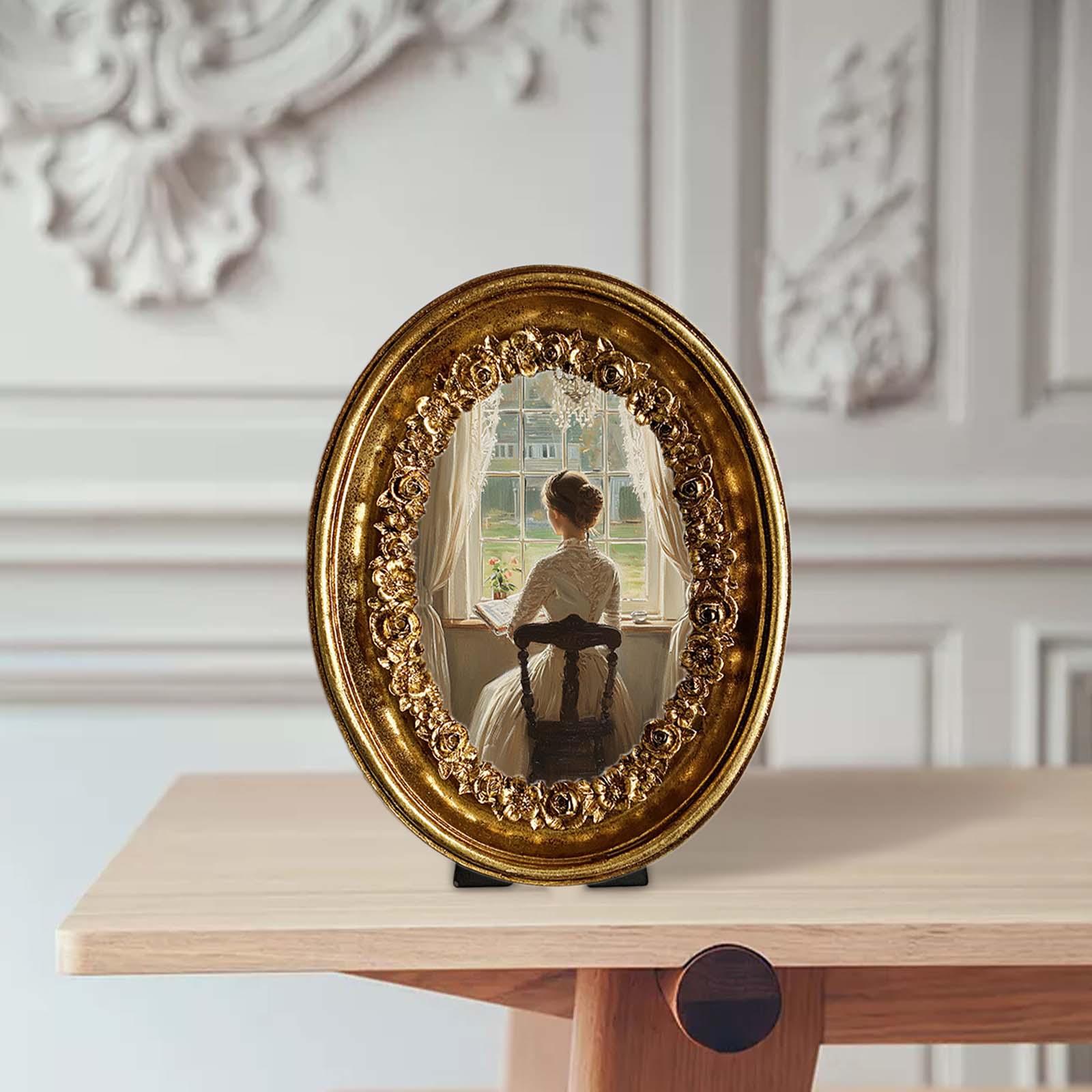 Винтажная овальная фоторамка 5 – обзор и цена Resin Art Studio