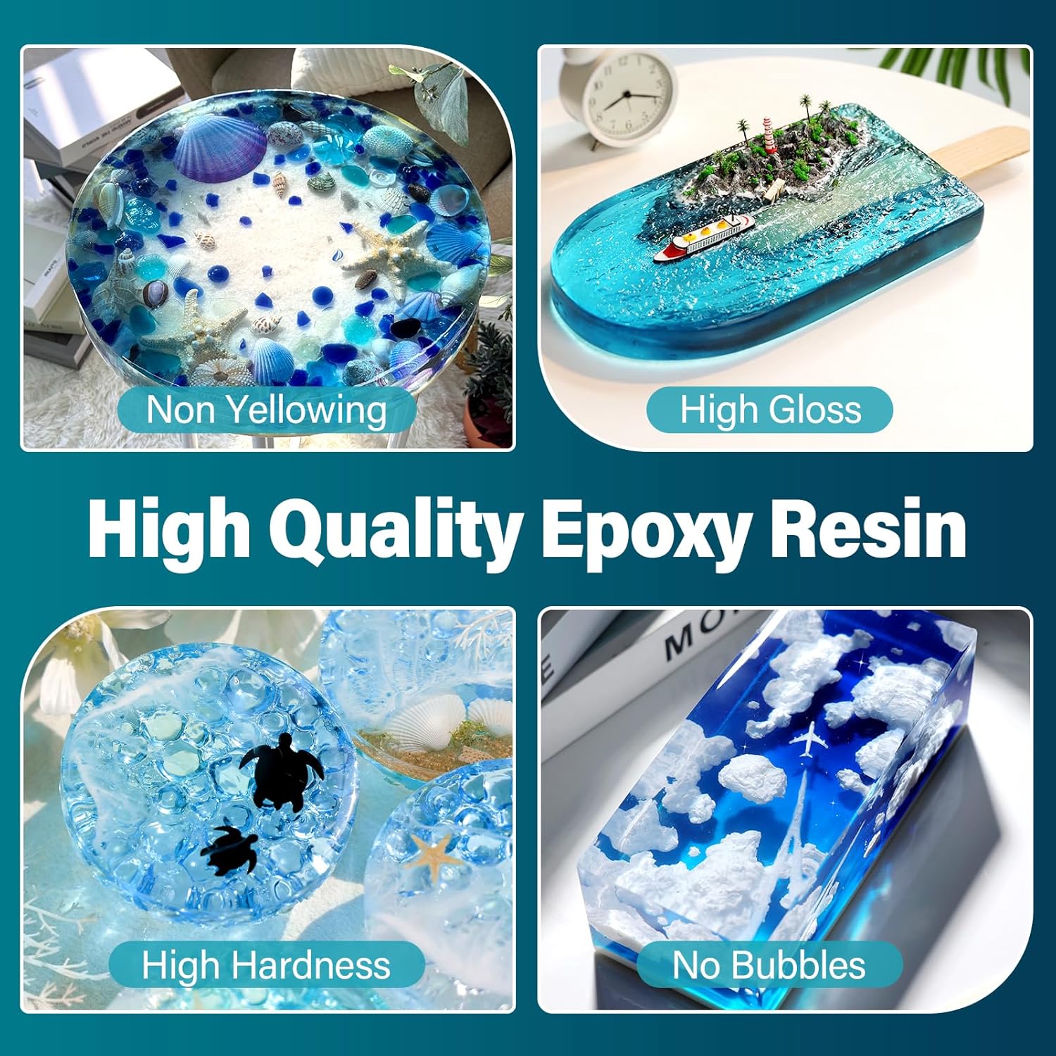 Набор из прозрачной эпоксидной – обзор и цена Resin Art Pouring
