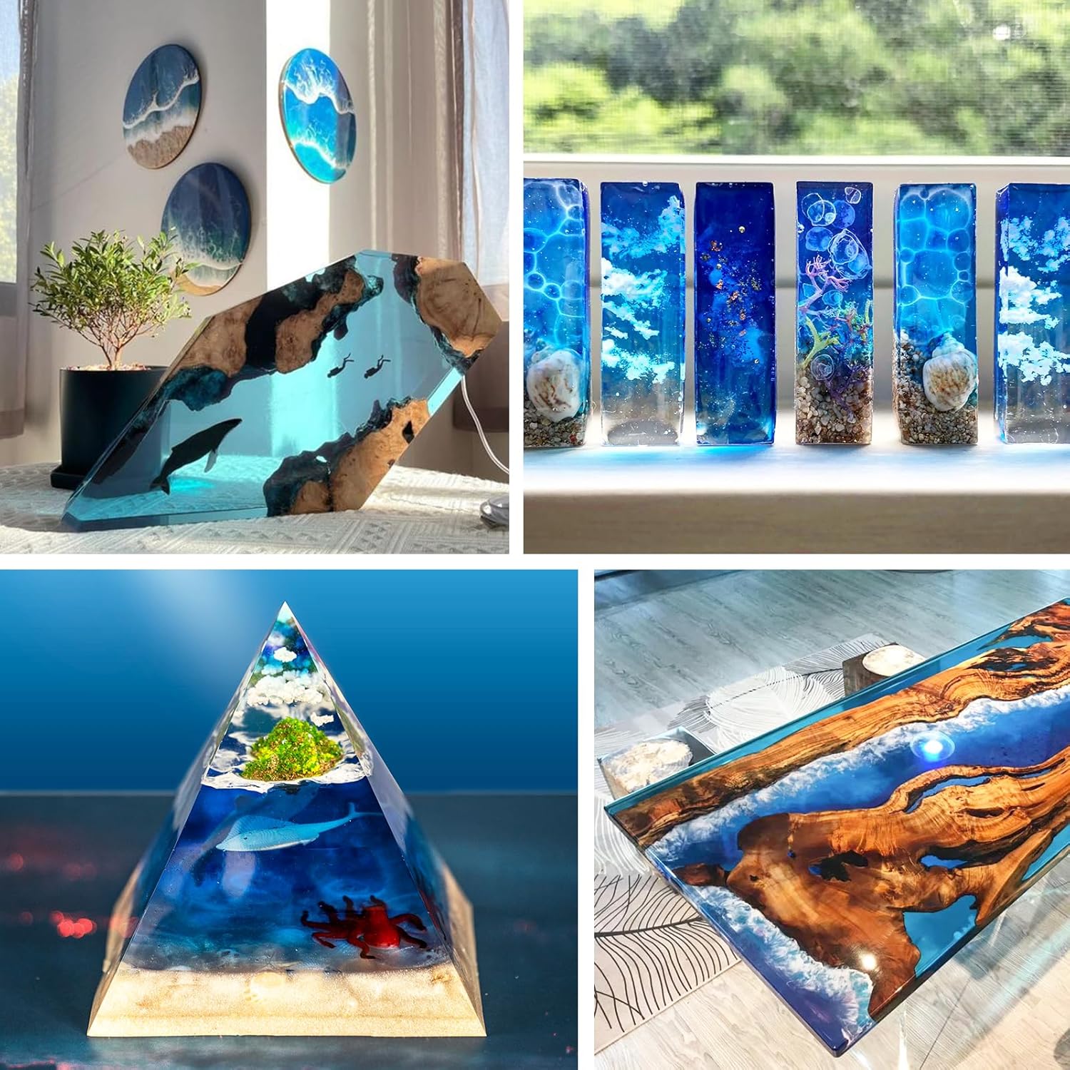 Набор из прозрачной эпоксидной – обзор и цена Resin Art Pouring