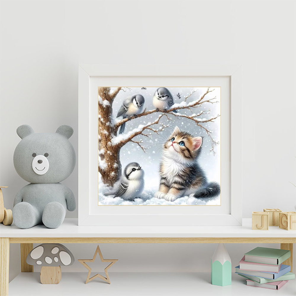 Evershine Cat Алмазная мозаика – обзор и цена Resin Art Wallpaper