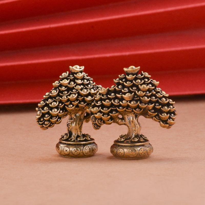 Винтажная латунная скульптура  – обзор и цена Resin Art Tree