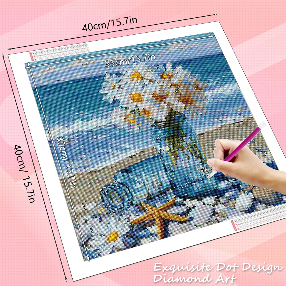 Алмазная мозаика HUACAN: Набор – обзор и цена Resin Art Wallpaper