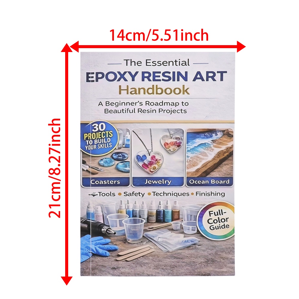 Книга по искусству из эпоксидн – обзор и цена Resin Art Learning