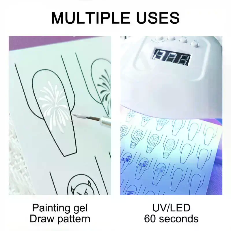 Трафареты для практики нейл-ар – обзор и цена Resin Art Learning