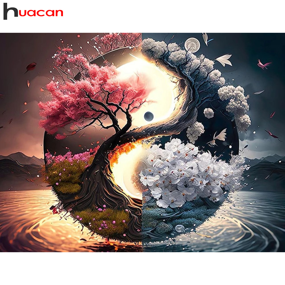 Алмазная 5D картина Huacan «сд – обзор и цена Resin Art Tree